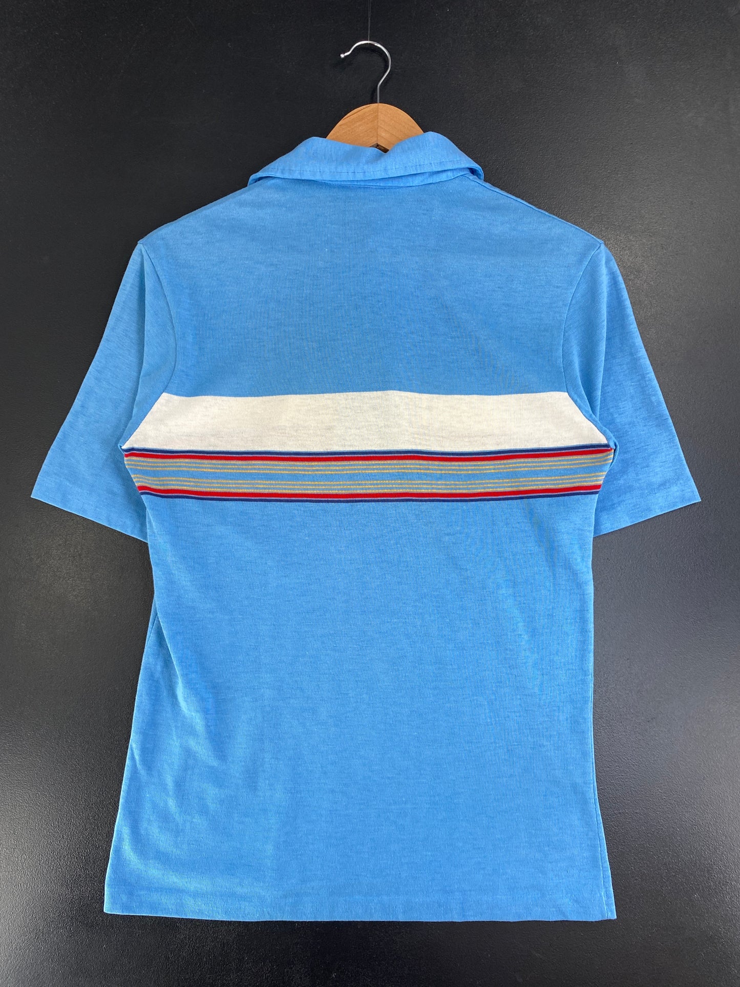 70’s Lightning Bolt Size No Tag (Approx.S) Polo Shirt / G2964B