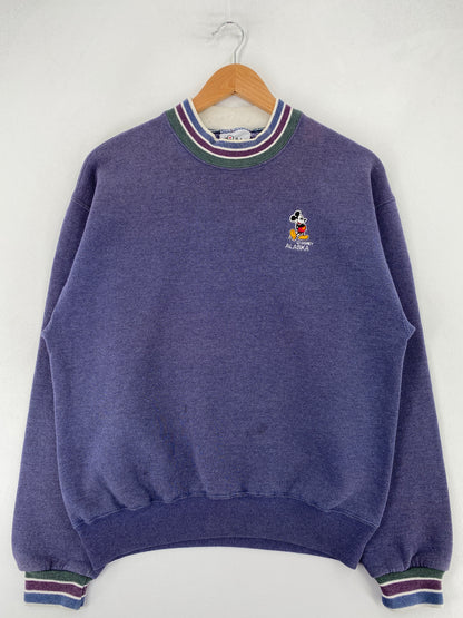 90's MICKEY MOUSE MAde in USA Size M Vintage DISNEY Sweat-shirt / G4077S