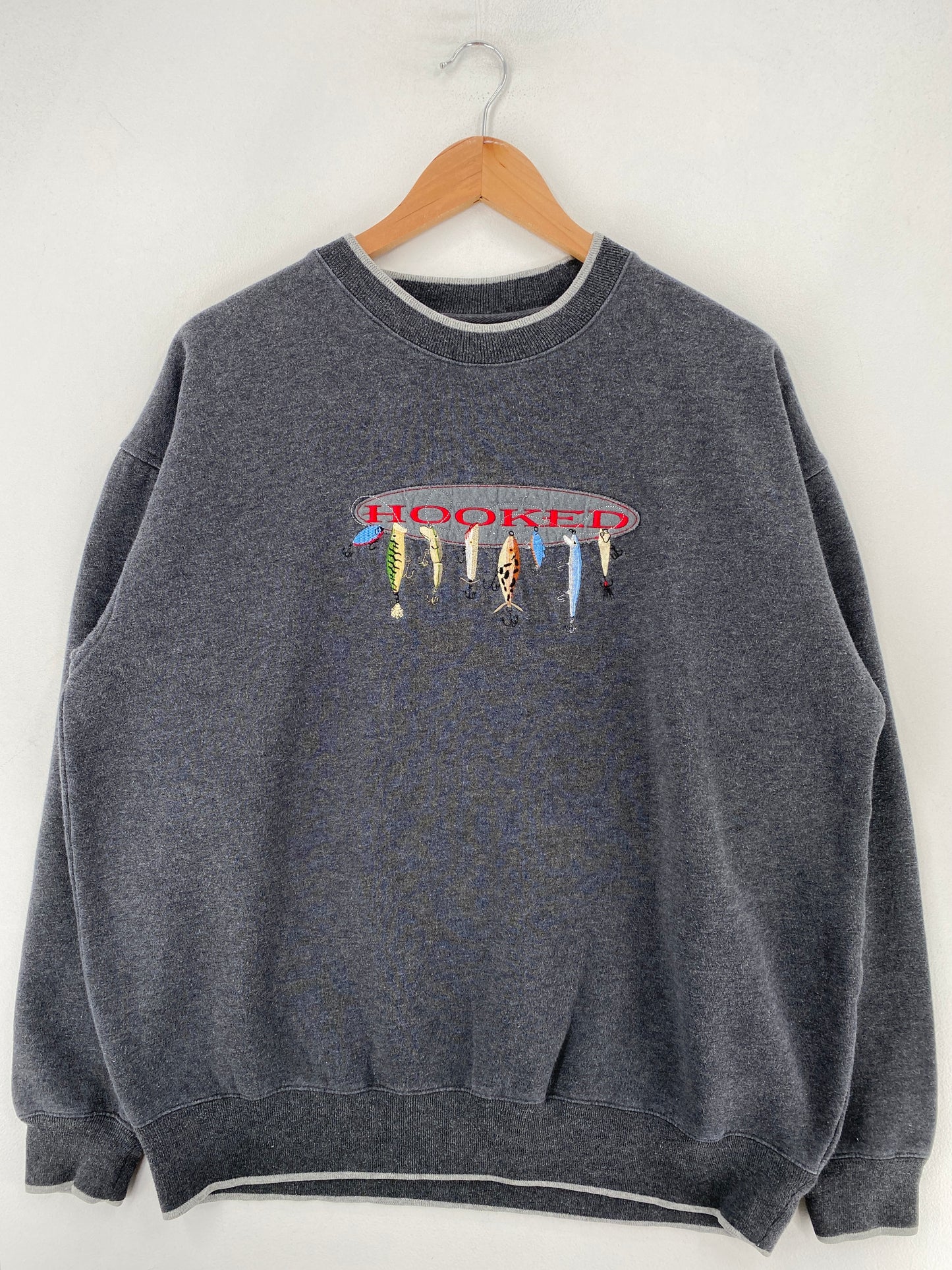 Vintage HOOLED Size XL Sweat-shirt / F8892S