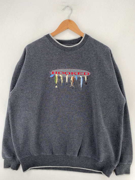 Vintage HOOLED Size XL Sweat-shirt / F8892S