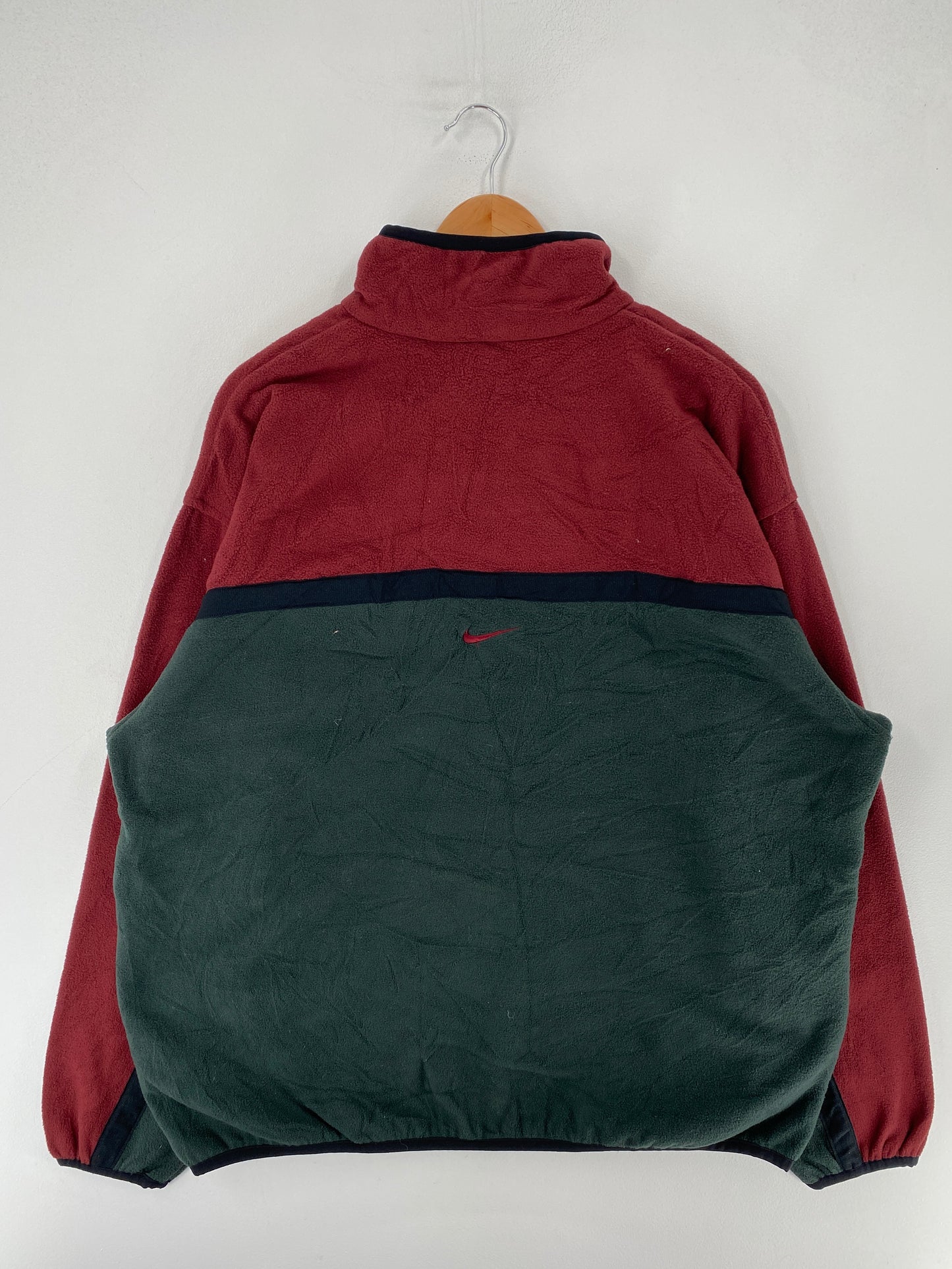 90's NIKE Size L Vintage Half-zip Fleece Jacket / F3491S