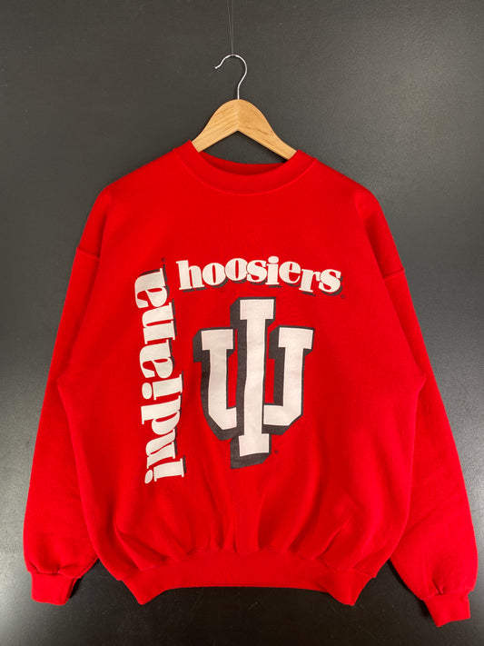 90's INDIANA HOOSIERS Made in USA Size XL Vintage College Sweat-shirt / F3669S