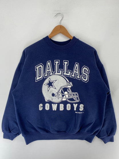 90's DALLAS COWBOYS Size XL NFL Sweat-Shirt / F4895S