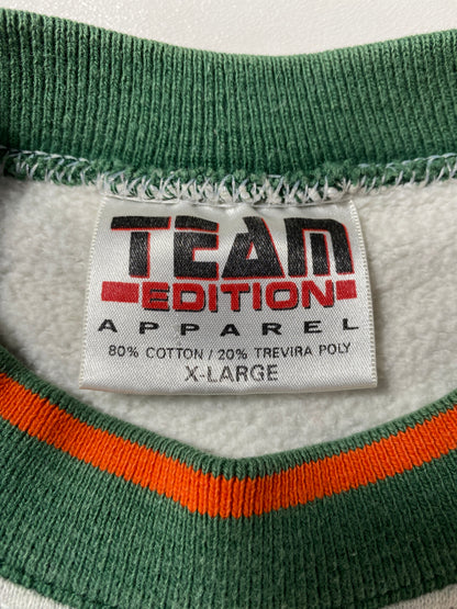 90’s MIAMI HURRICANES Size XL Vintage NFL Sweat-Shirt / F3416S