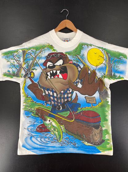 1996 LOONEY TONES Made in USA Size L Vintage T-Shirt / G320T