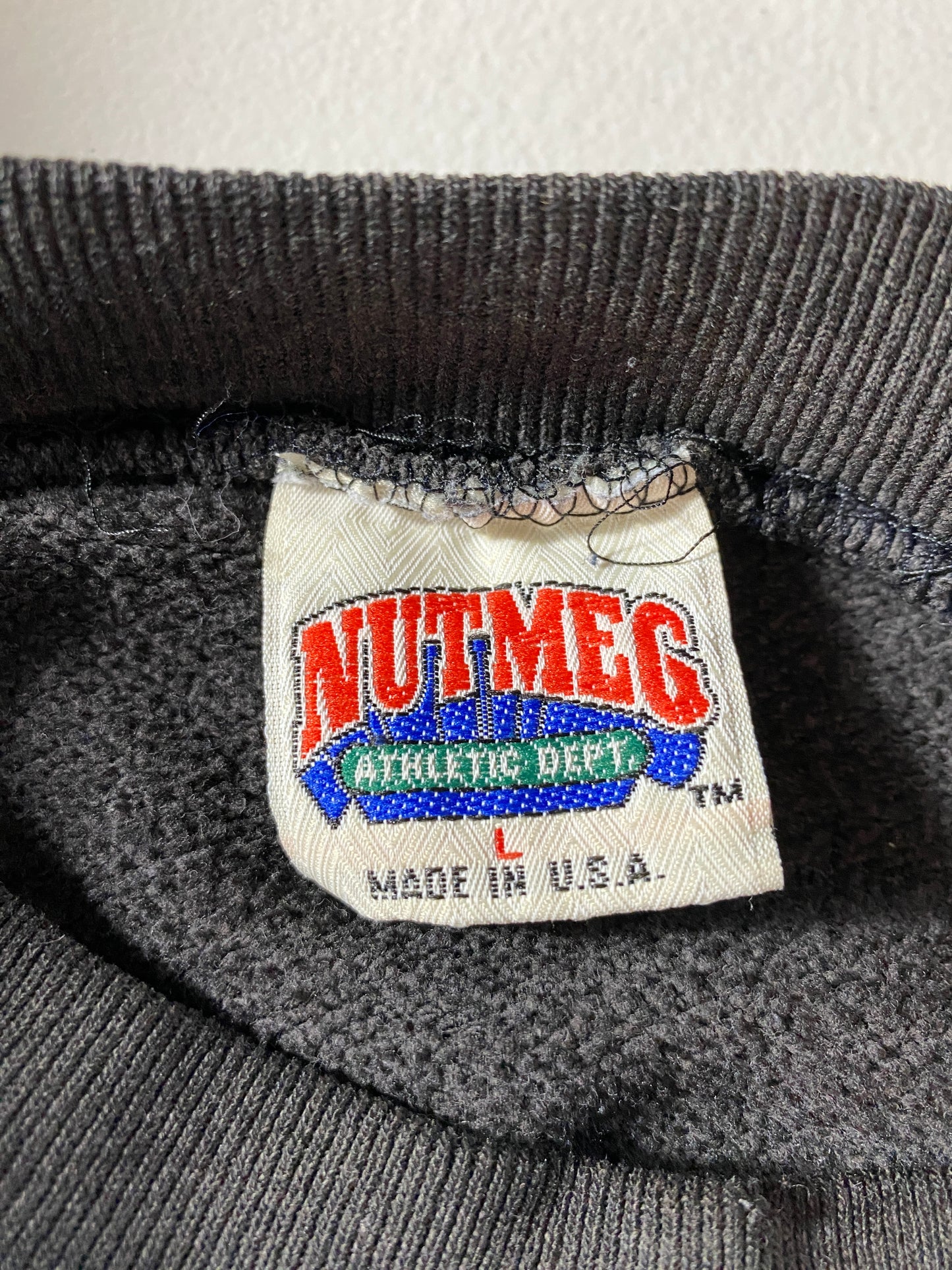 90's LAS VEGAS RAIDERS Made in USA Size L Vintage NFL Sweat-Shirt / F6864S