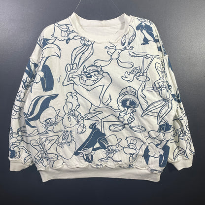 (Ladies S) 1994 LOONEY TUNES TWEETY Vintage Sweatshirt / A0881S