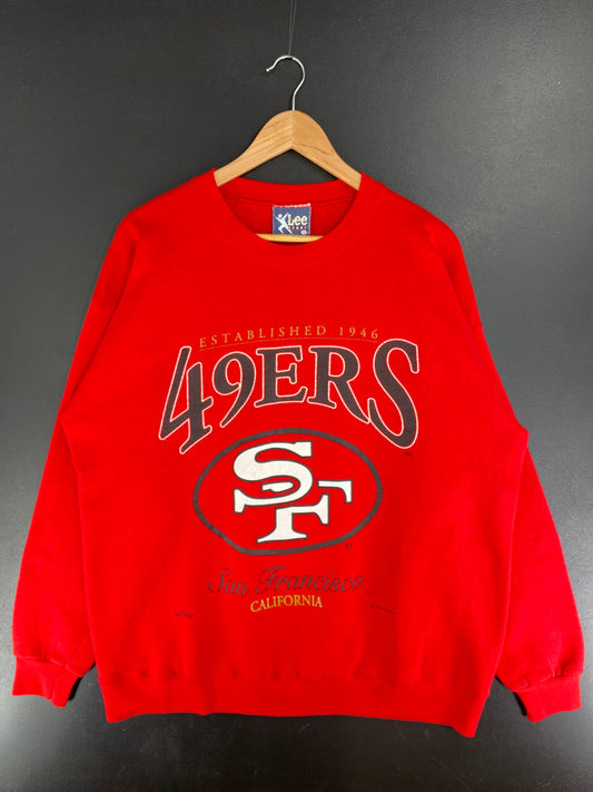 90's 49ERS Made in USA Size XL NFL Vintage Sweat-Shirt / F3709S