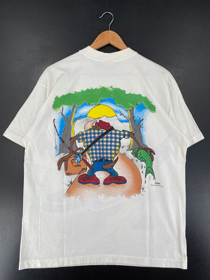 1996 LOONEY TONES Made in USA Size L Vintage T-Shirt / G320T