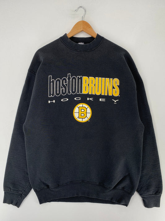 90's BOSTON BRUINS HOCKEY Made in USA Size XL Vintage NHL Sweat-shirt / F2563S
