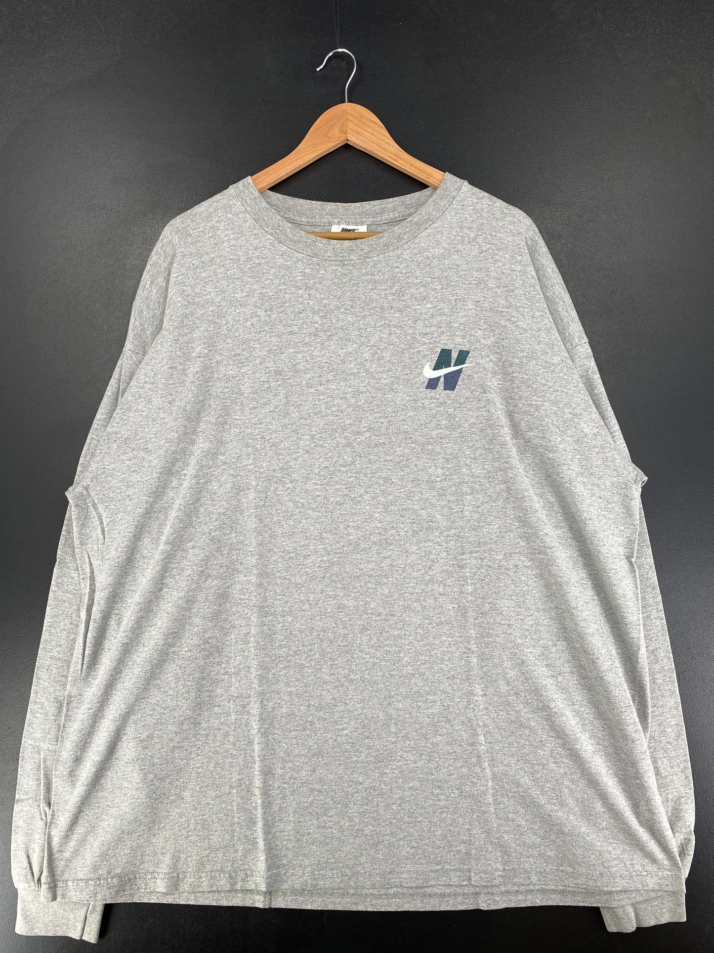 90’s NIKE Made in USA Size XXL Vintage Long Sleeve T-Shirt / F9928T
