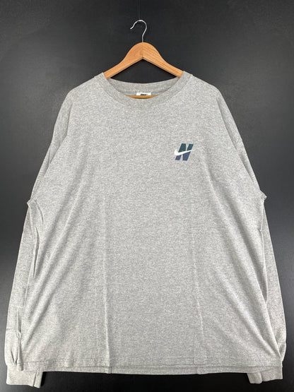 90’s NIKE Made in USA Size XXL Vintage Long Sleeve T-Shirt / F9928T