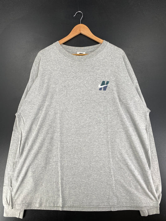 90’s NIKE Made in USA Size XXL Vintage Long Sleeve T-Shirt / F9928T
