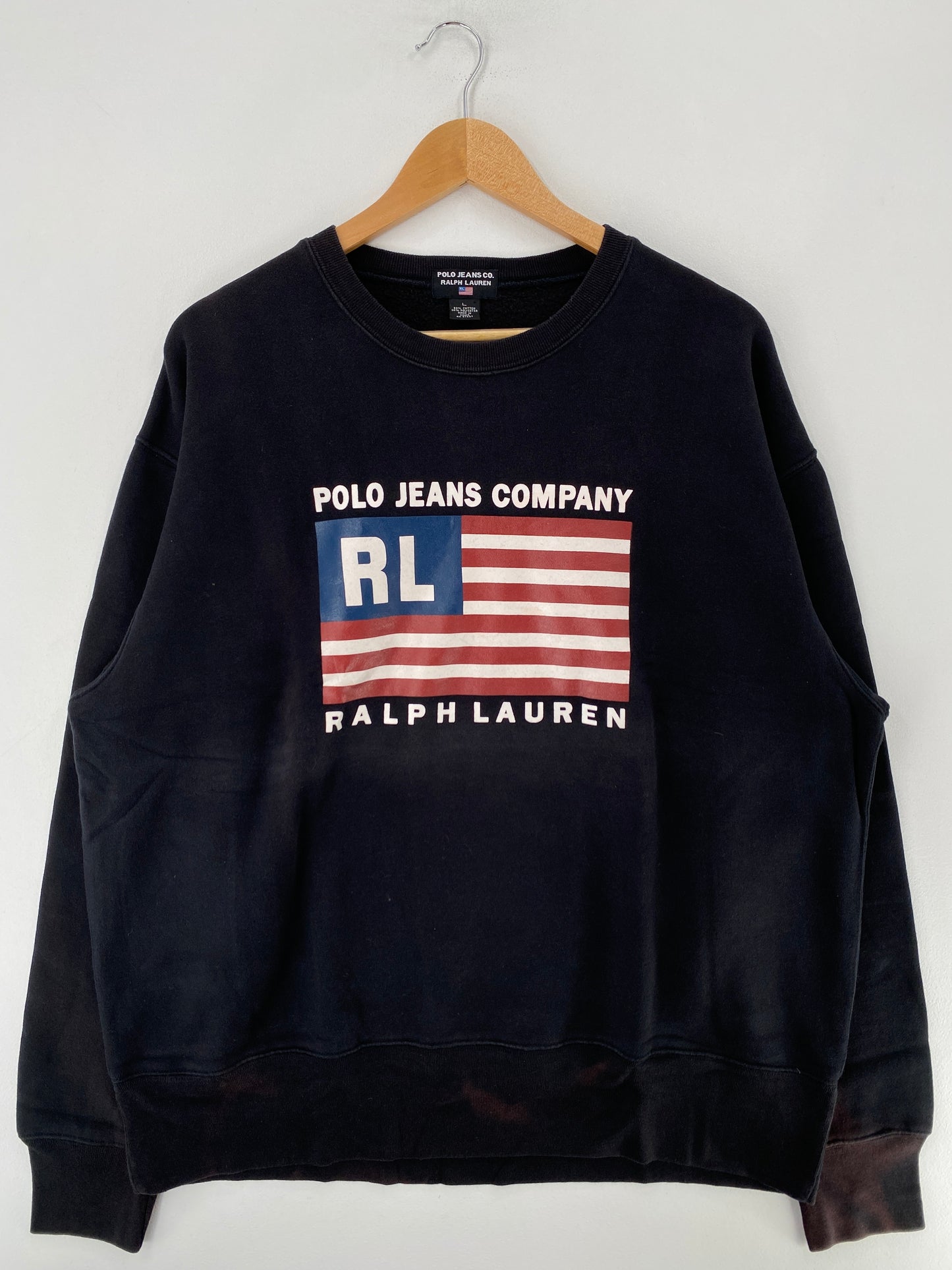 Vintage POLO JEANS RALPH LAUREN Size L Sweat-Shirt / F8449S
