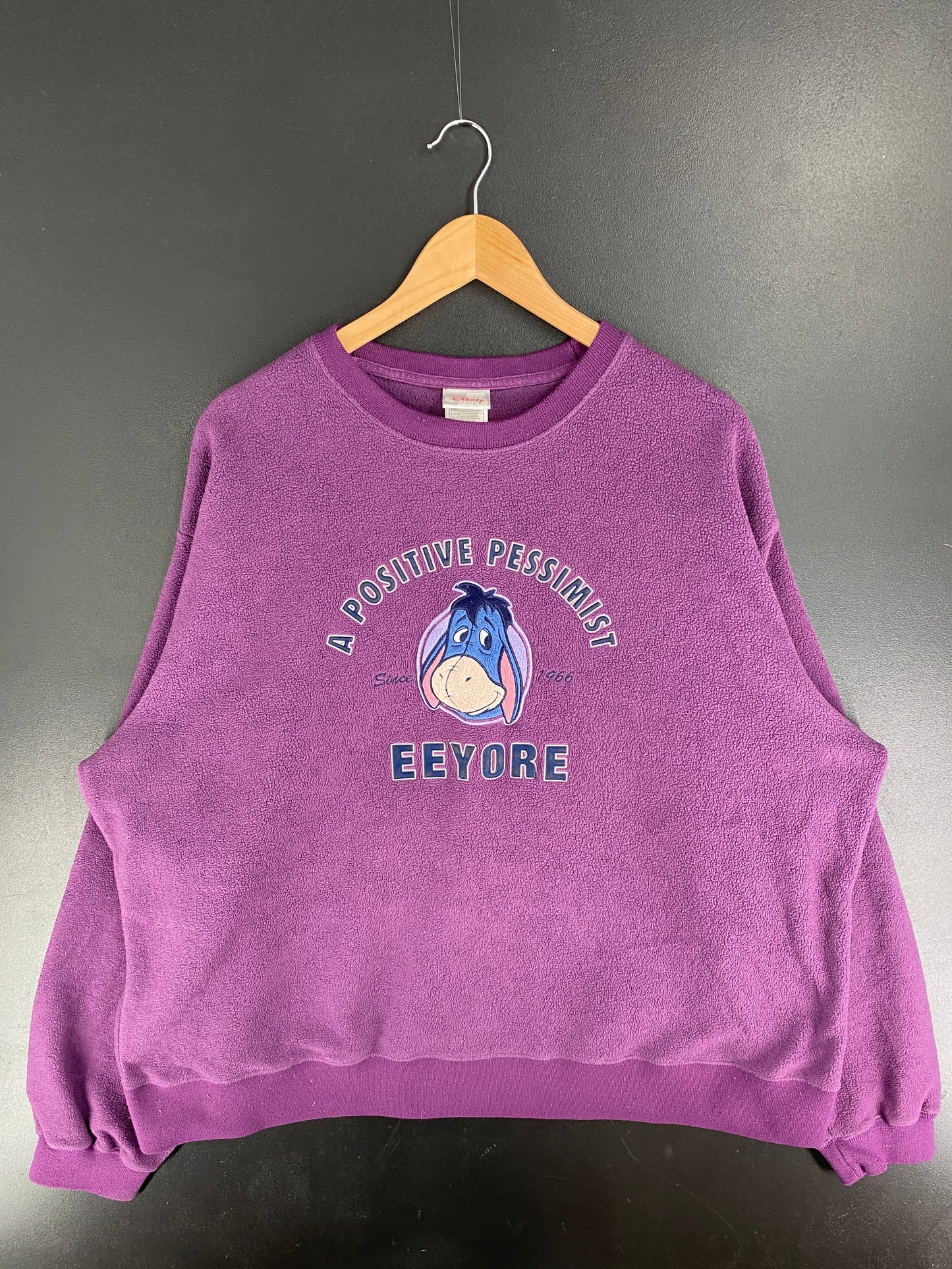 Vintage EEYORE Size XXL DISNEY Fleece Sweat-Shirt / F3812J