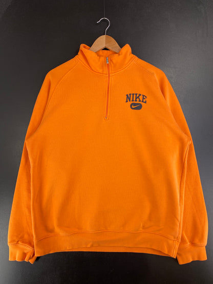 00' NIKE Size L Vintage Half Zip Sweat-shirt / G6126S