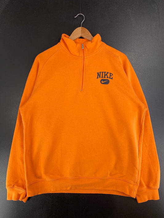 00' NIKE Size L Vintage Half Zip Sweat-shirt / G6126S