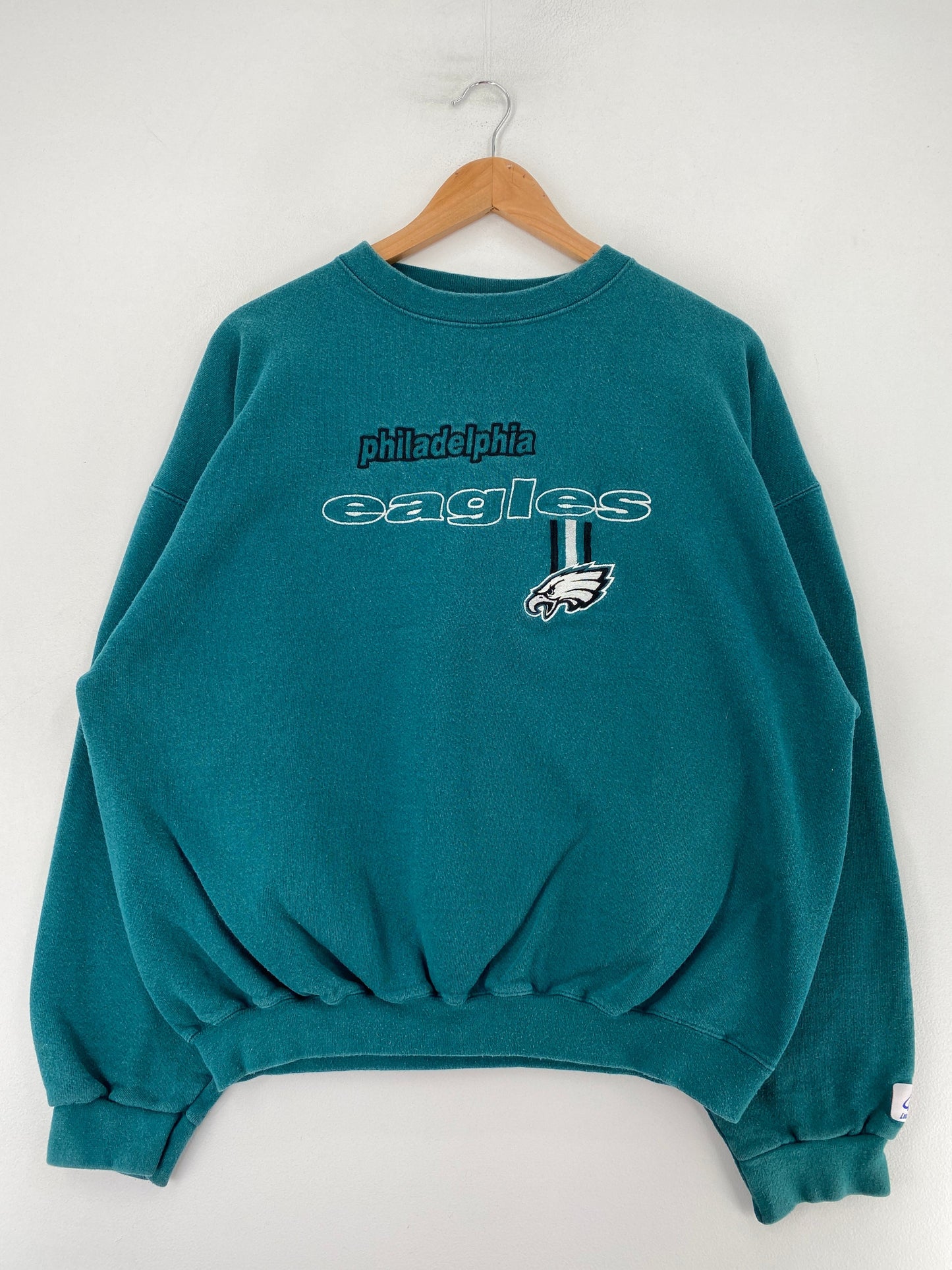 90's PHILADELPHIA EAGLES Made in USA Size L Vintage NFL Sweat-shirt / G1415S