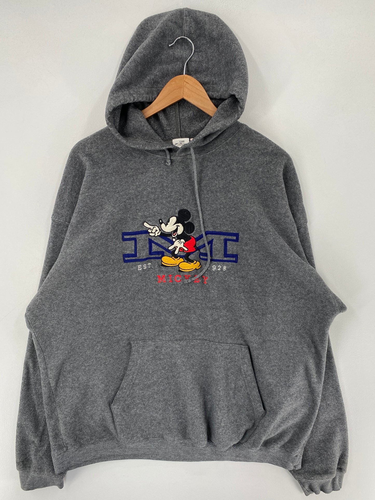 Vintage MICKEY Size No Tag (Approx.XL) Fleece DISNEY Sweat-Shirt / F5190S