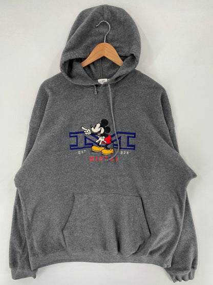 Vintage MICKEY Size No Tag (Approx.XL) Fleece DISNEY Sweat-Shirt / F5190S
