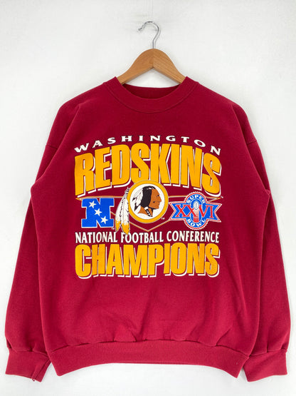 Vintage WASHINGTON REDSKINS Size No Tag(Approx.L) NFL Sweat-Shirt/ F9132S
