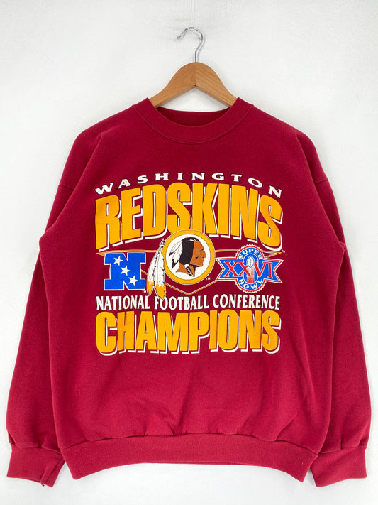 Vintage WASHINGTON REDSKINS Size No Tag(Approx.L) NFL Sweat-Shirt/ F9132S