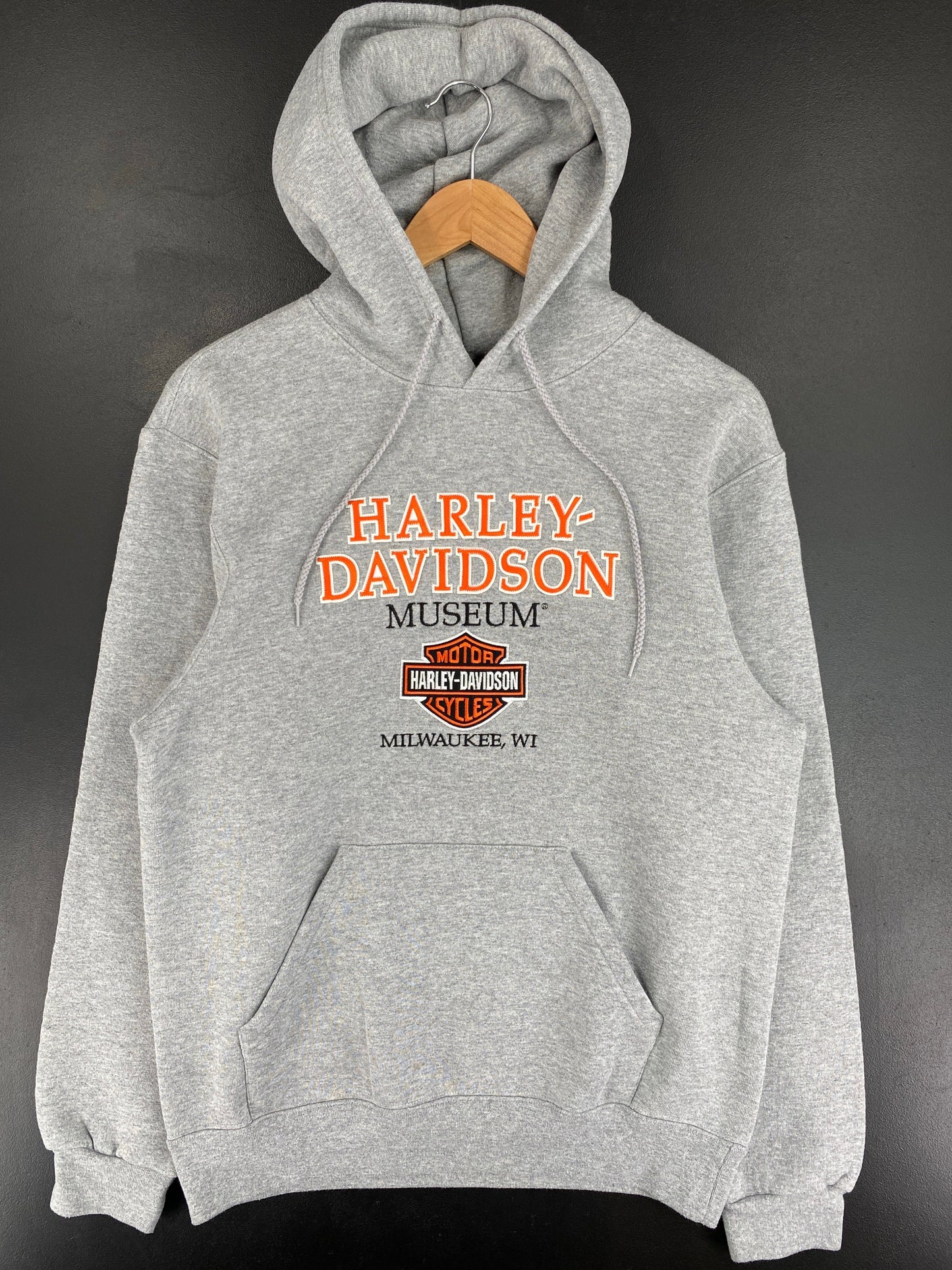 .Vintage HARLEY DAVIDSON Size M Hoodie Sweat Shirt / F5697S