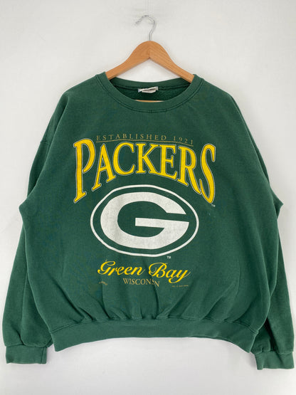 90’s GREEN BAY PACKERS Size XL NFL Sweat-Shirt / F9053S