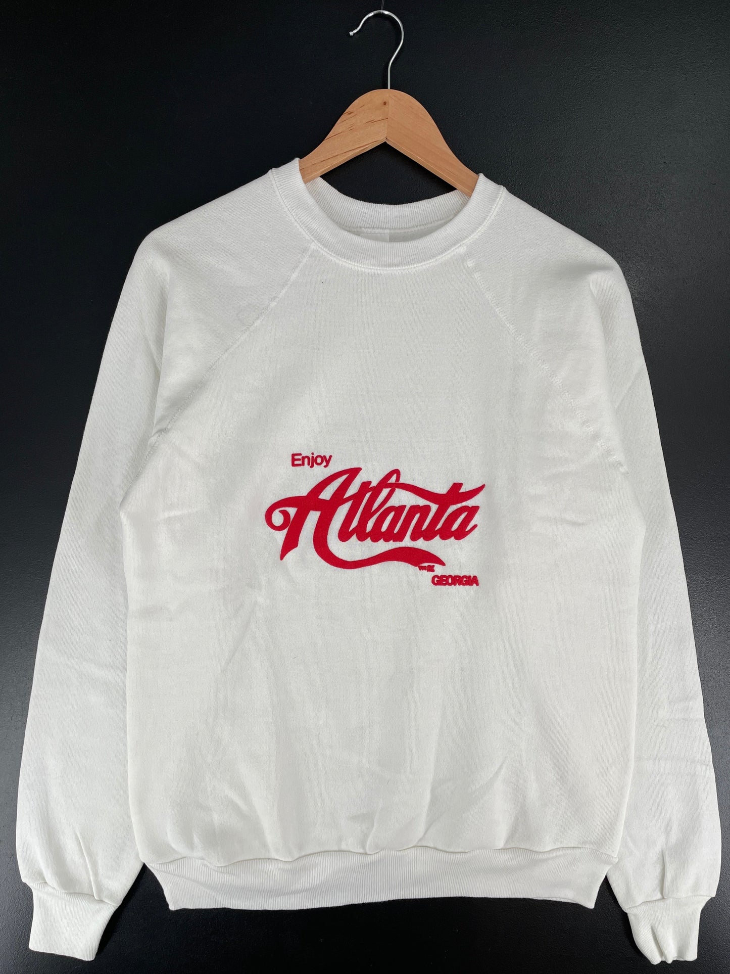80’s Deadstock ATLANTA Made in USA Size L Vintage Sweat Shirt / G4034S