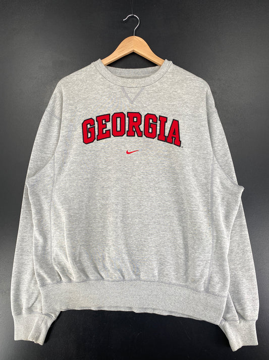 Vintage NIKE x GEORGIA Size L College Sweat-shirt / F9385S