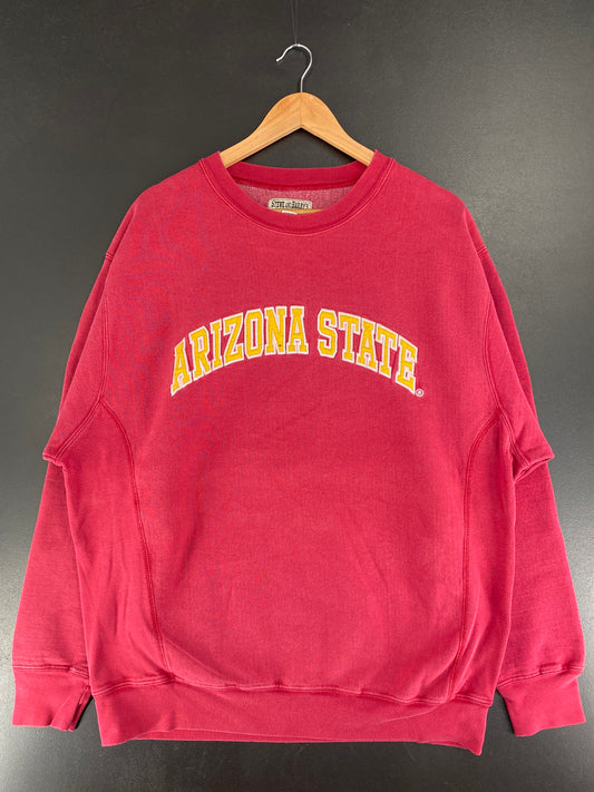 Vintage ARIZONA STATE Size XL College Sweat-Shirt / F9058S