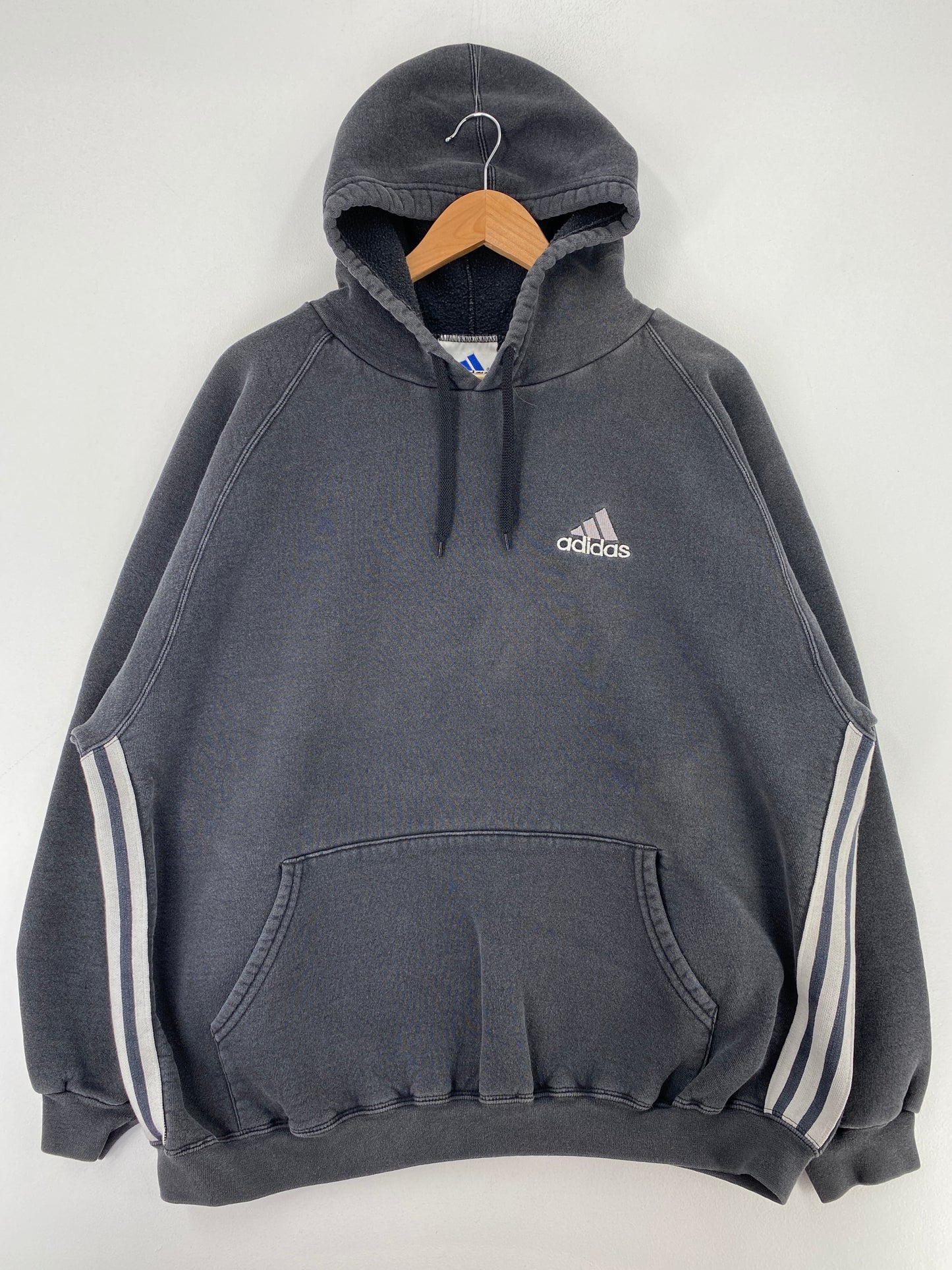 90's ADIDAS Made in USA Size XL Vintage Hoodie Sweat Shirt / G1412S