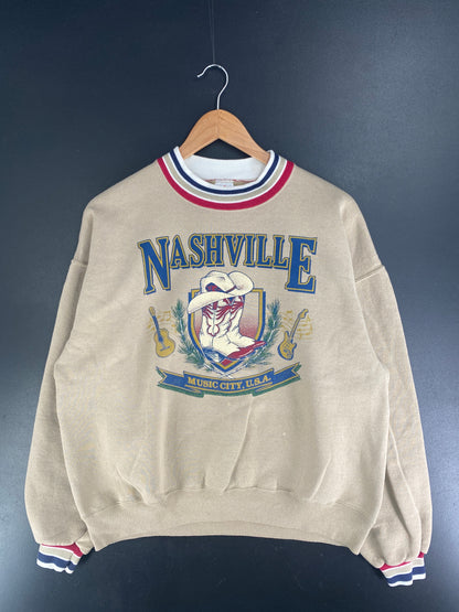 90's NASHVILLE Made in USA Size L Vintage Sweat-shirt / F5745S