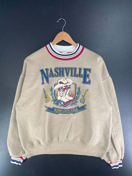 90's NASHVILLE Made in USA Size L Vintage Sweat-shirt / F5745S