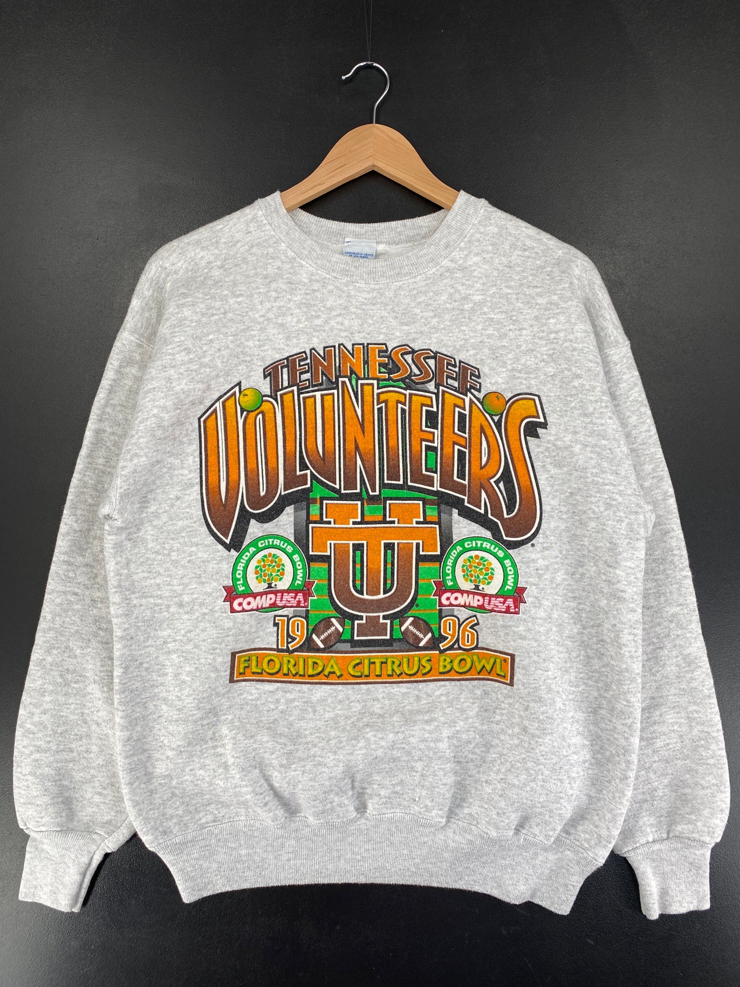 1996 TENNESSEE VOLUNTEERS CITRUS BOWL Size L Vintage College Sweat shirt / F9458S