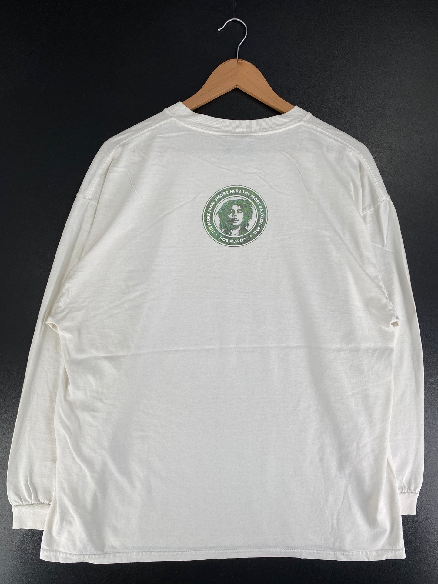 2002 BOB MARLEY Size XL Vintage T-shirt / F8929T