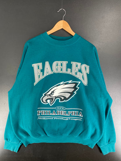 90's PHILADELPHIA EAGLES Made in USA Size XXL Vintage Sweat-Shirt / F4317S