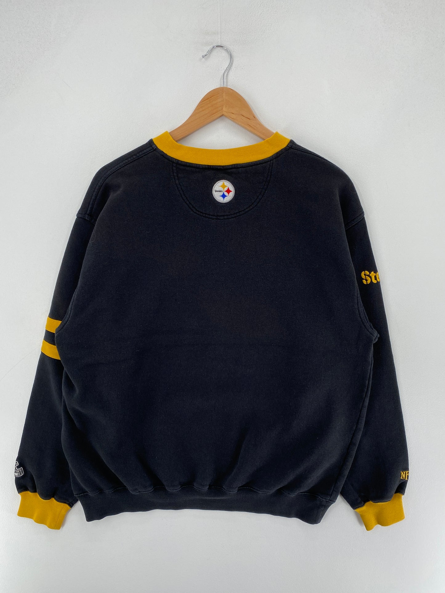 Vintage STEELERS Size Approx.XL NFL Sweat-Shirt / F4016S
