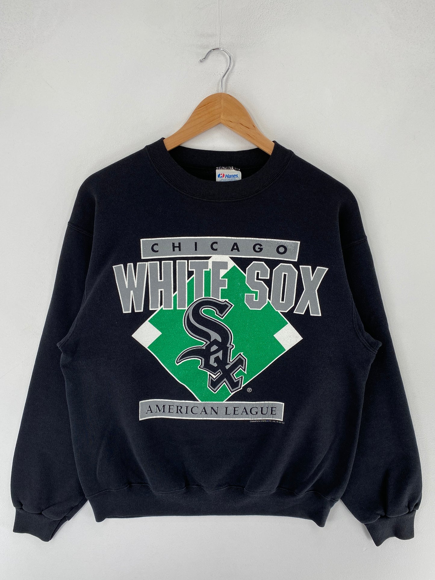 90's CHICAGO WHITE SOX Made in USA Size L MLB Vintage Sweat-Shirt / F3711S