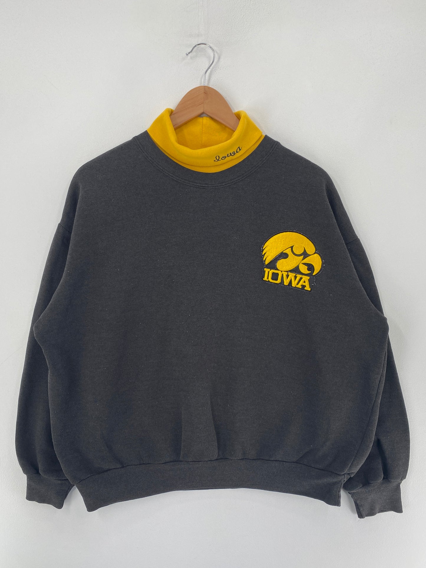 90's IOWA Made in USA Size XL Vintage College Sweat-Shirt / F4946S