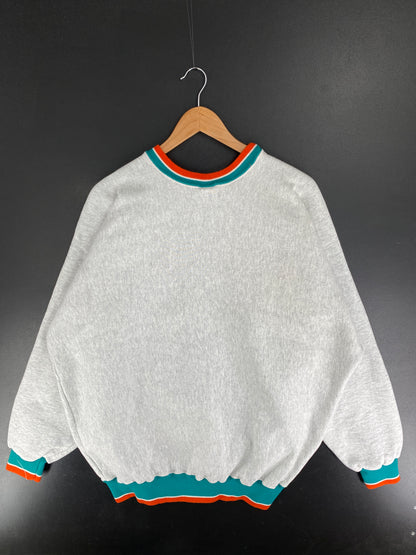 90's MIAMI DOLPHINS Made in USA Size XXL NFL Sweat-Shirt / F4901S