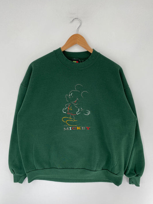 90's MICKEY Made in USA Size XL Vintage DISNEY Sweat-shirt / F5480S