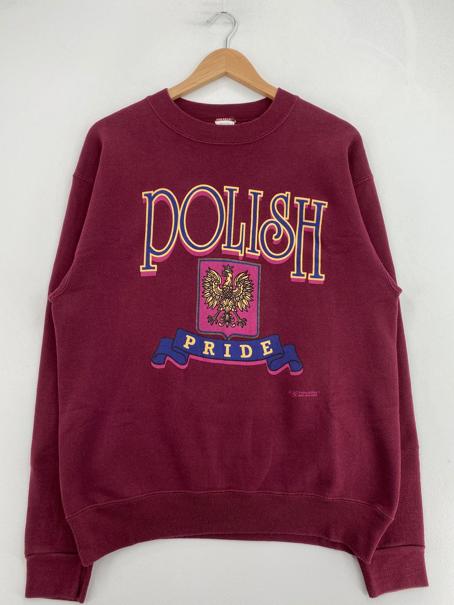 90’s POLISH PRIDE Size XL Vintage Sweat-Shirt / G2334S