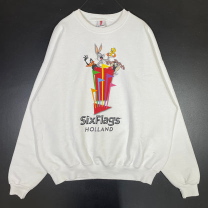 (XL) 2000 SIX FLAGS HOLLAND LOONEY TUNES Sweat-shirt / A0741S