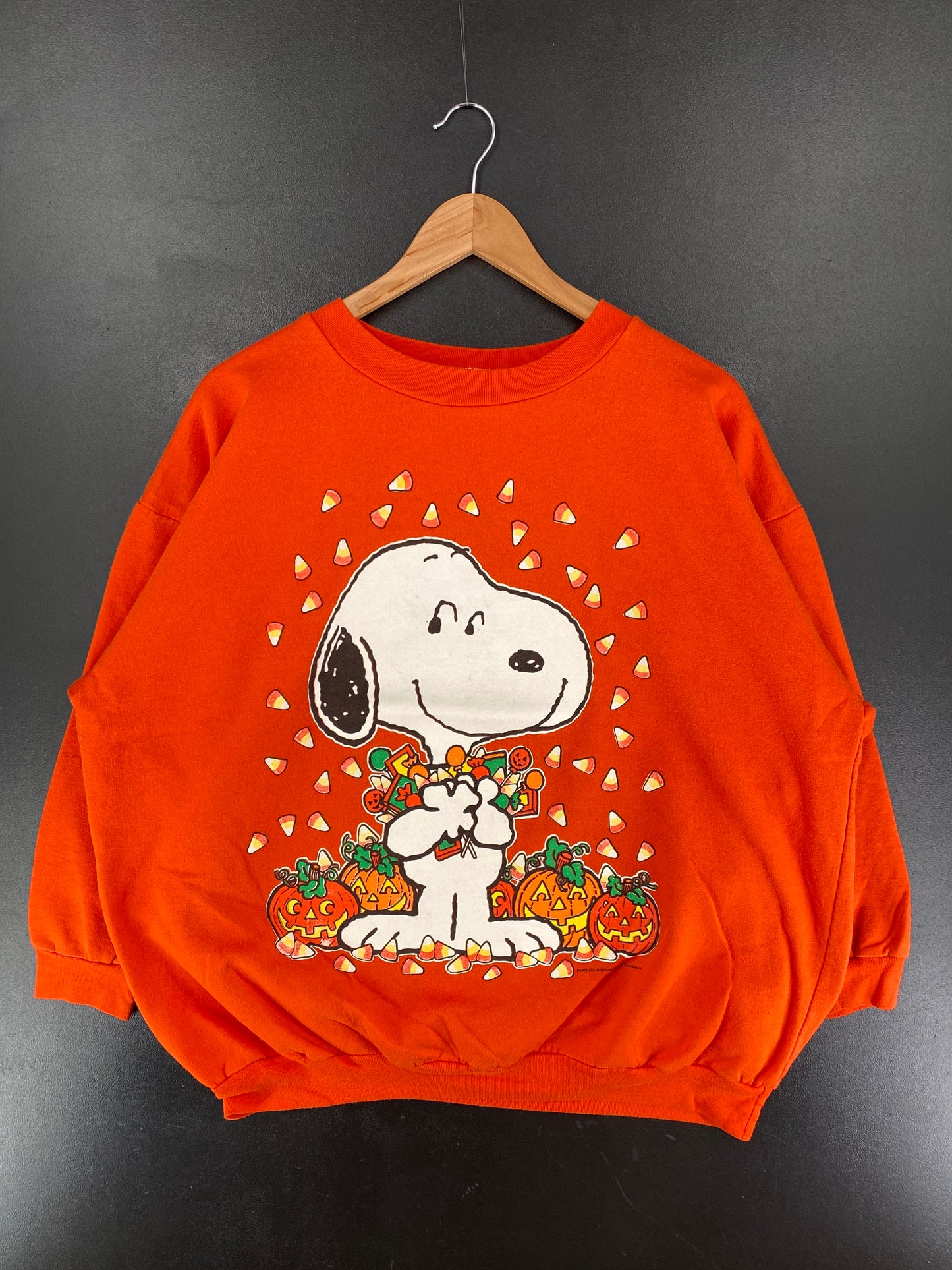 Vintage SNOOPY HALOWEEN Size No Tag(Approx.L)  Vintage Sweat- Shirt / F3127S