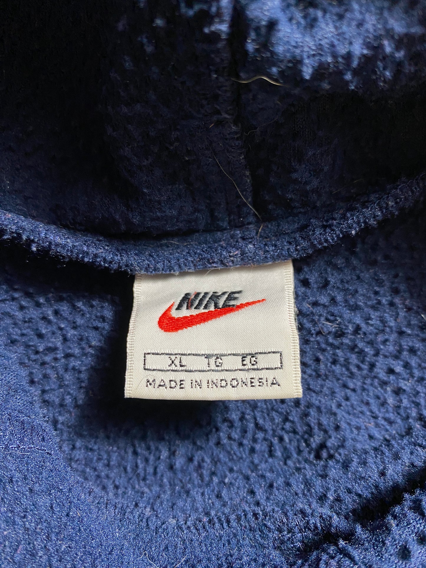 90’s NIKE Center Swoosh Size XL Fleece / G5574F