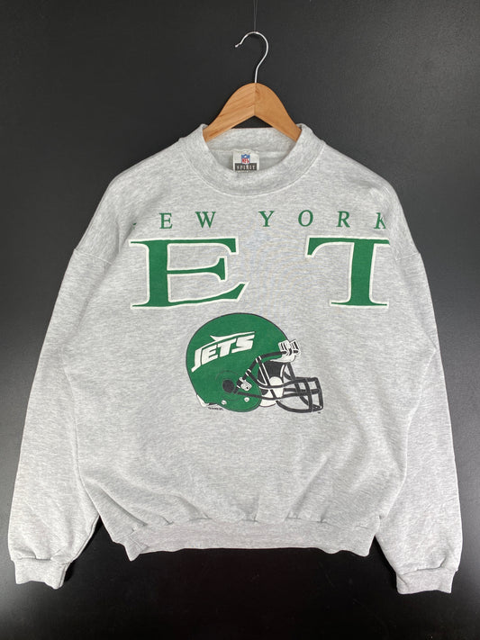 90's NEW YORK JETS Size One Size (Approx.XL) Vintage NFL Sweat-Shirt / F3975S