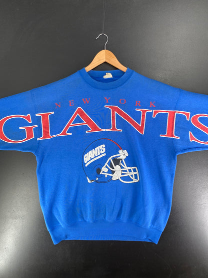 90's NEW YORK GIANTS Made in USA Size One Size (Approx.XL) Vintage NFL Sweat-Shirt / F6126S