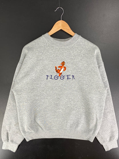 90's TIGGER Made in USA Size L Vintage DISNEY Sweat-shirt / G3320S
