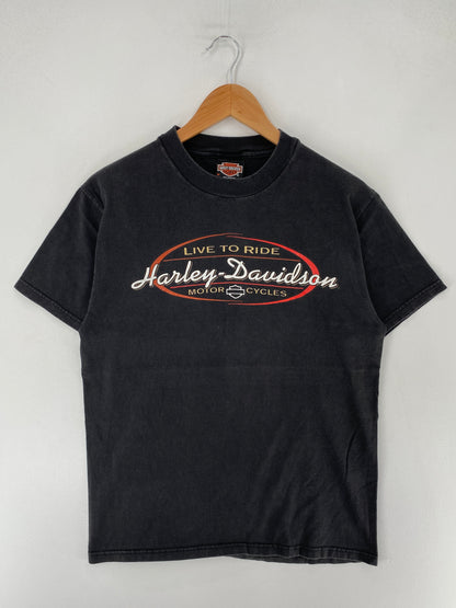 90's HARLEY DAVIDSON Made in USA Size M Vintage T-Shirt / F3526T